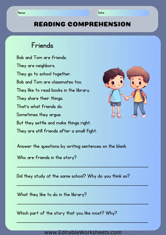 Free Printable Social Skills Worksheets 09