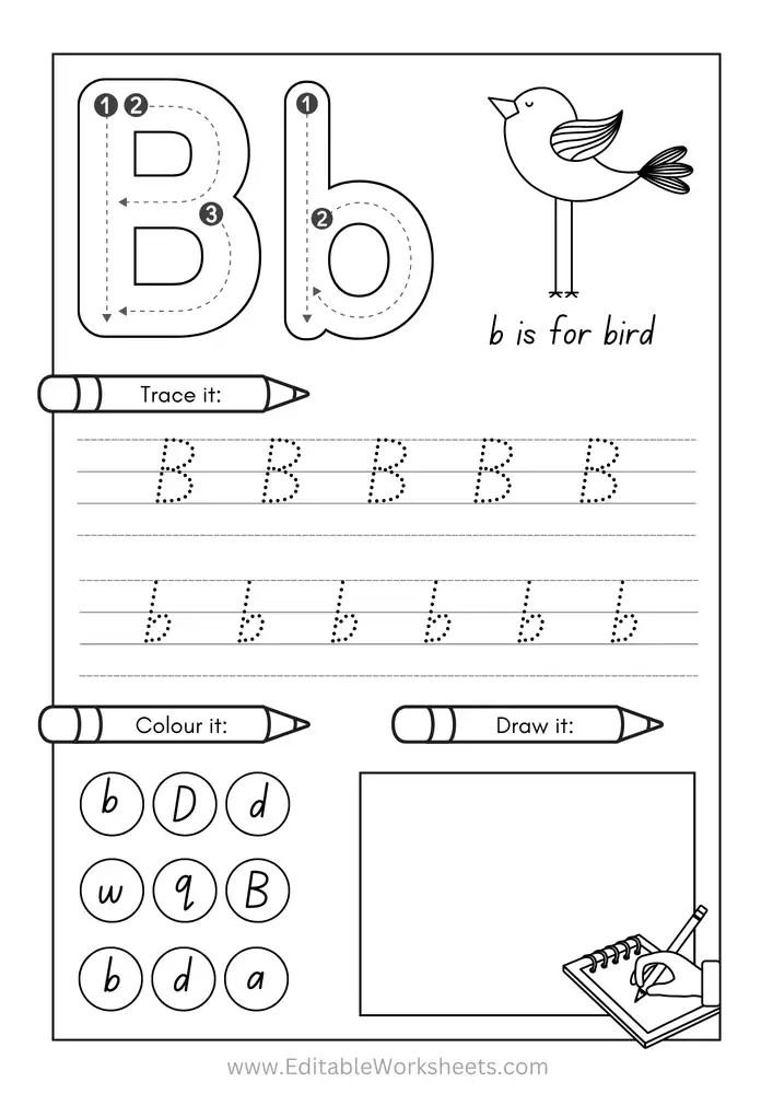 Kindergarten Alphabet Worksheets Free Printables A to Z 02