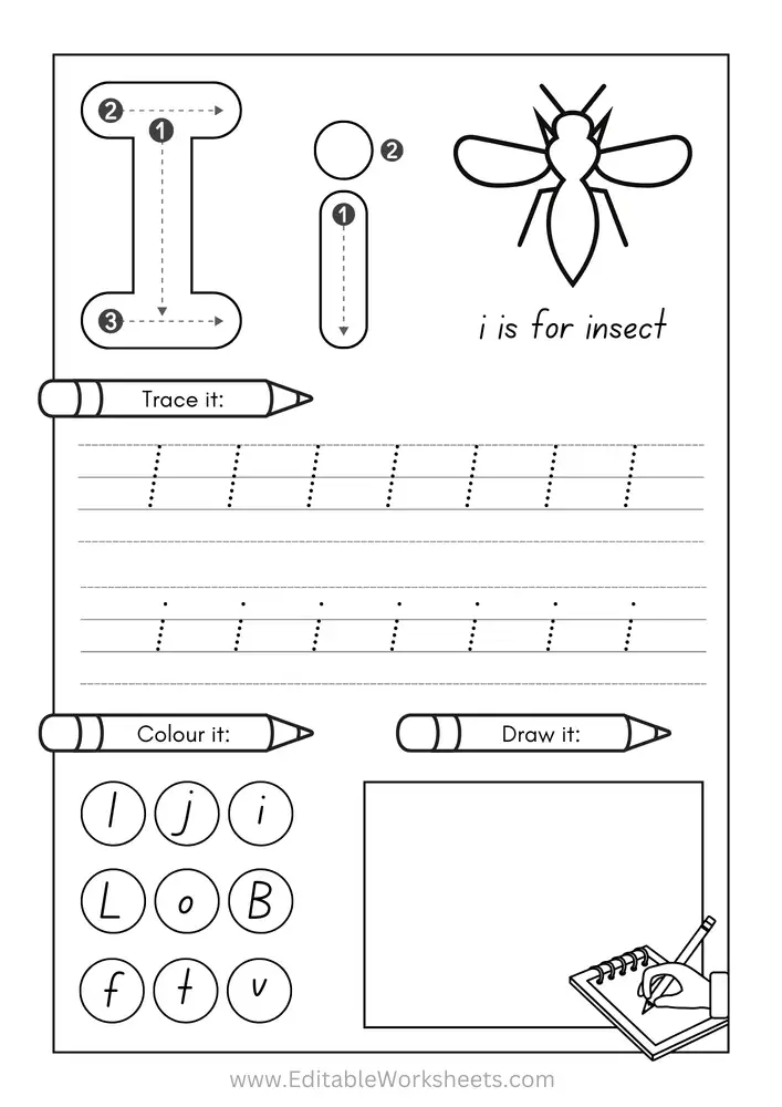 Kindergarten Alphabet Worksheets Free Printables A to Z 09