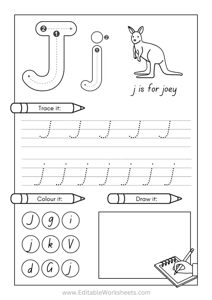 Kindergarten Alphabet Worksheets Free Printables A to Z 10