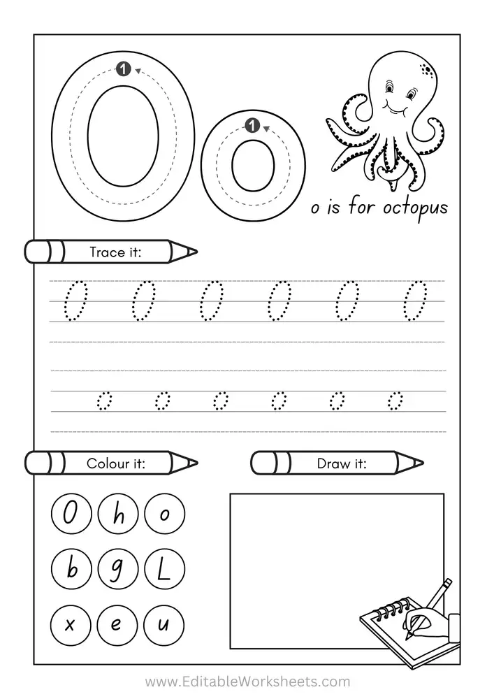 Kindergarten Alphabet Worksheets Free Printables A to Z 15