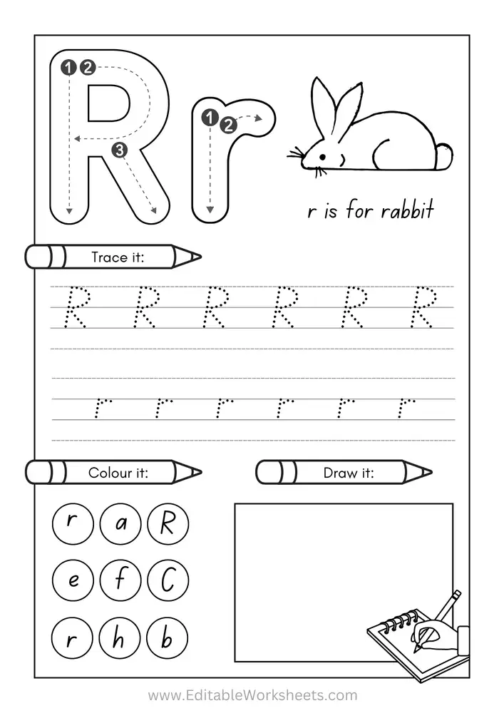 Kindergarten Alphabet Worksheets Free Printables A to Z 18