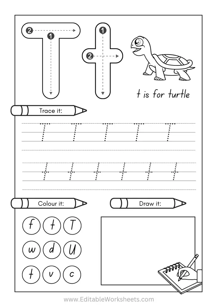 Kindergarten Alphabet Worksheets Free Printables A to Z 20