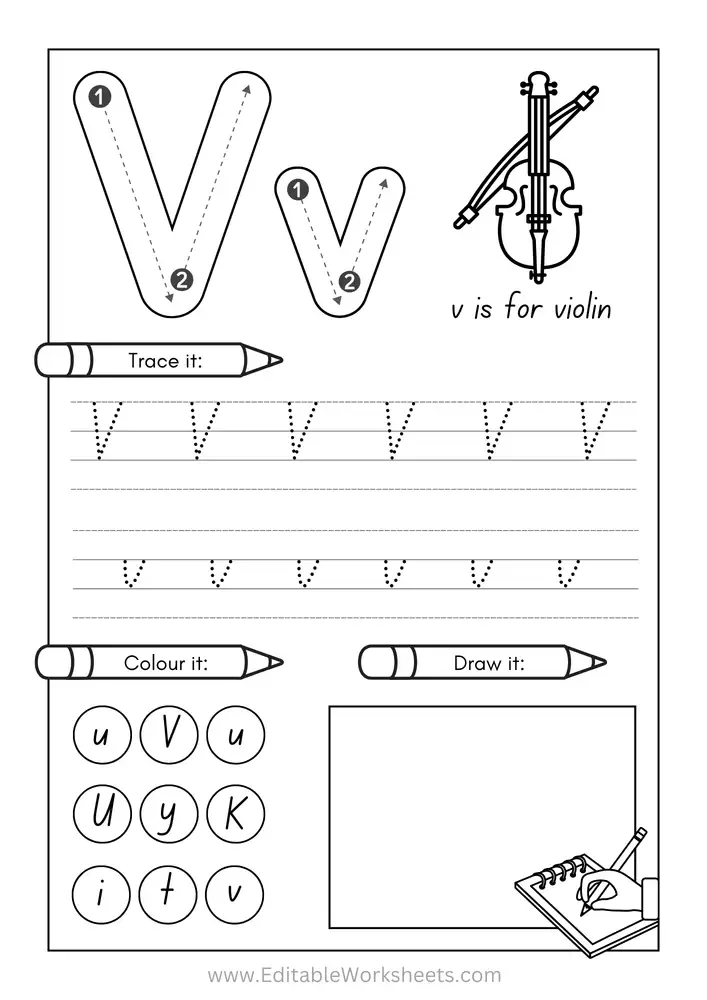 Kindergarten Alphabet Worksheets Free Printables A to Z 22