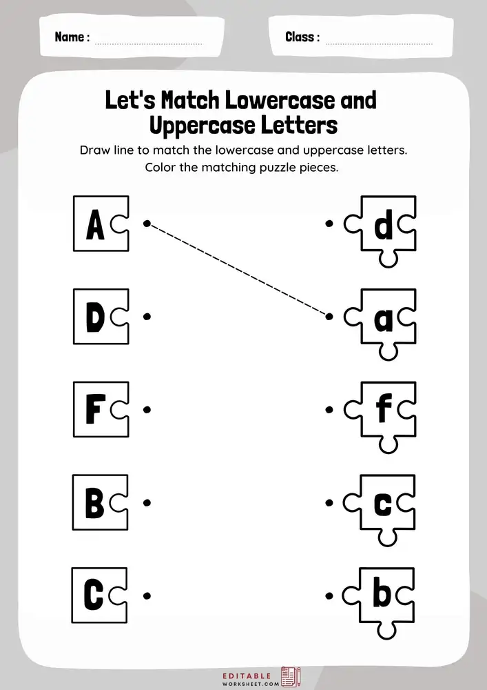 Editable English Worksheets for Kindergarten 12