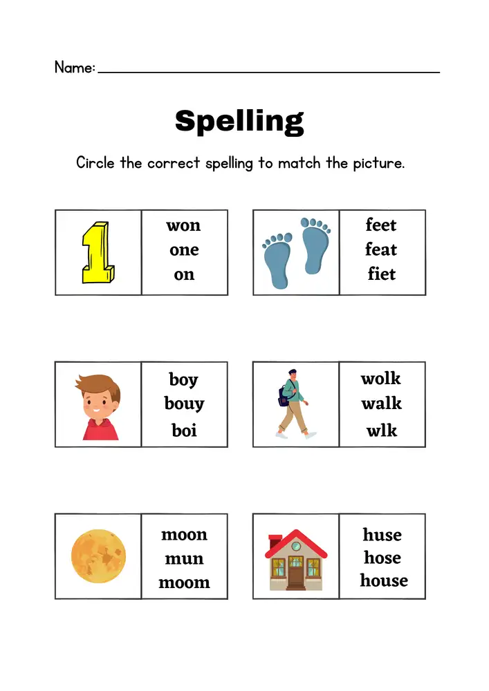 Editable Spelling Worksheets 11