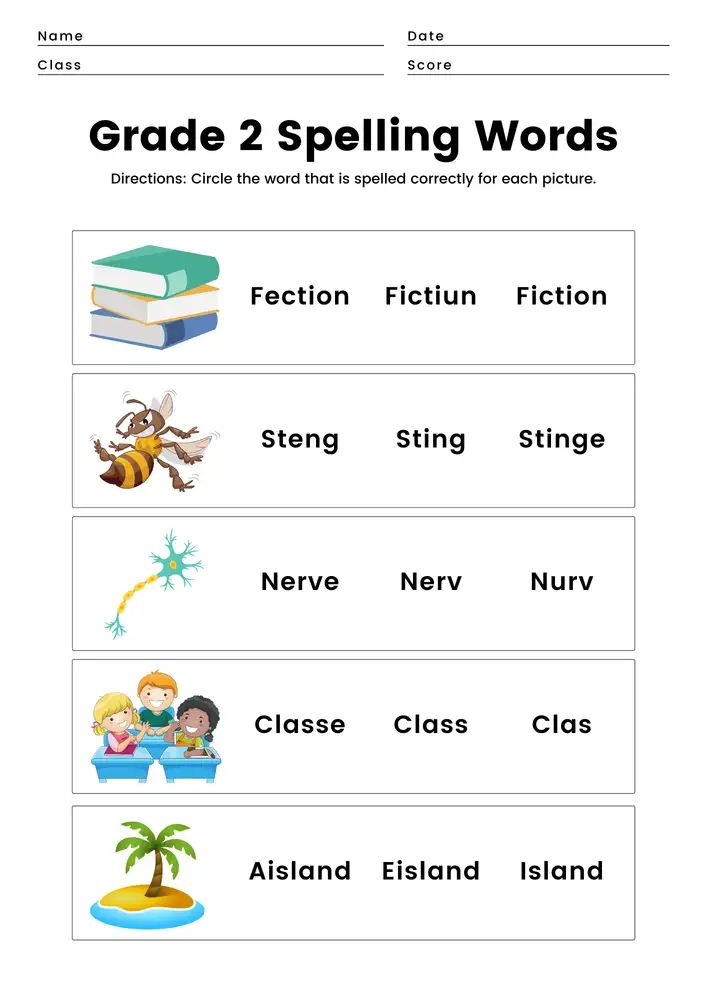 Editable Spelling Worksheets 12