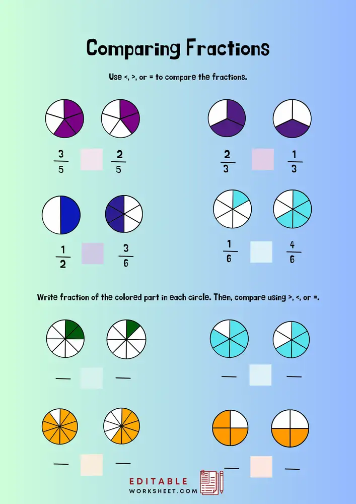 Fraction Worksheets with Answers PDF 14