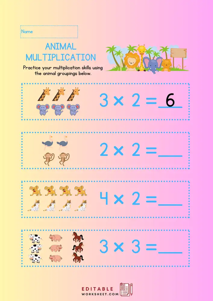 Free Printable Multiplication Worksheets 1 12 17