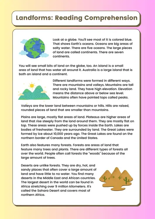 Free Printable Social Studies Worksheets 06