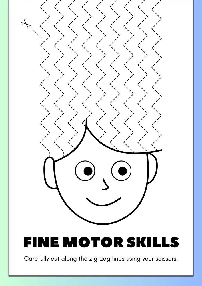 Free Printable Worksheets for Fine Motor Skills 01