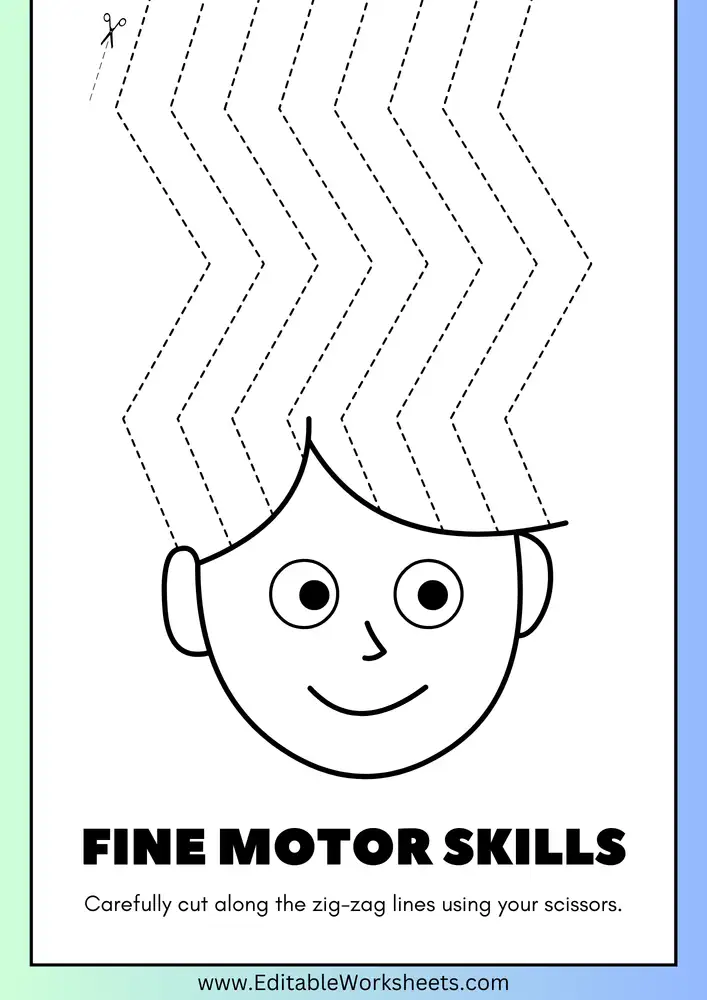 Free Printable Worksheets for Fine Motor Skills 02