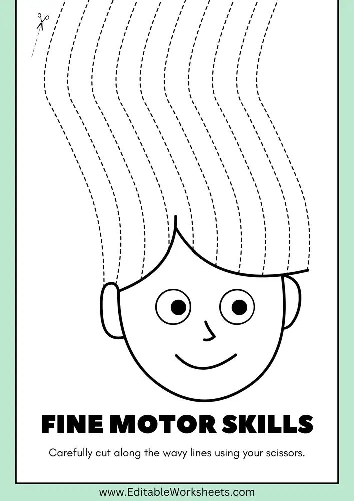 Free Printable Worksheets for Fine Motor Skills 03