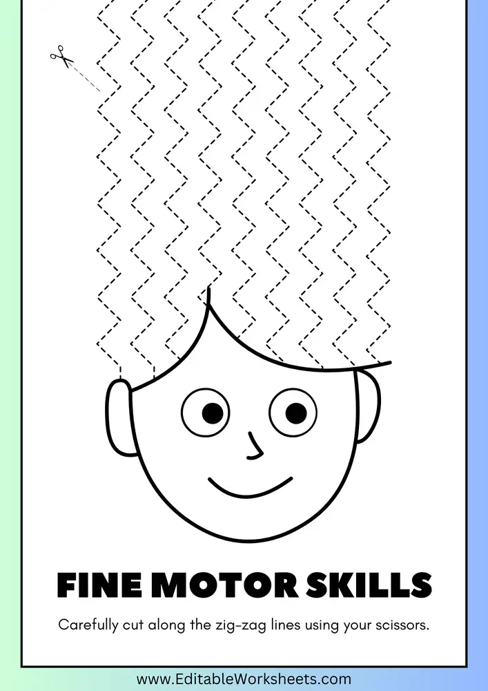 Free Printable Worksheets for Fine Motor Skills 05