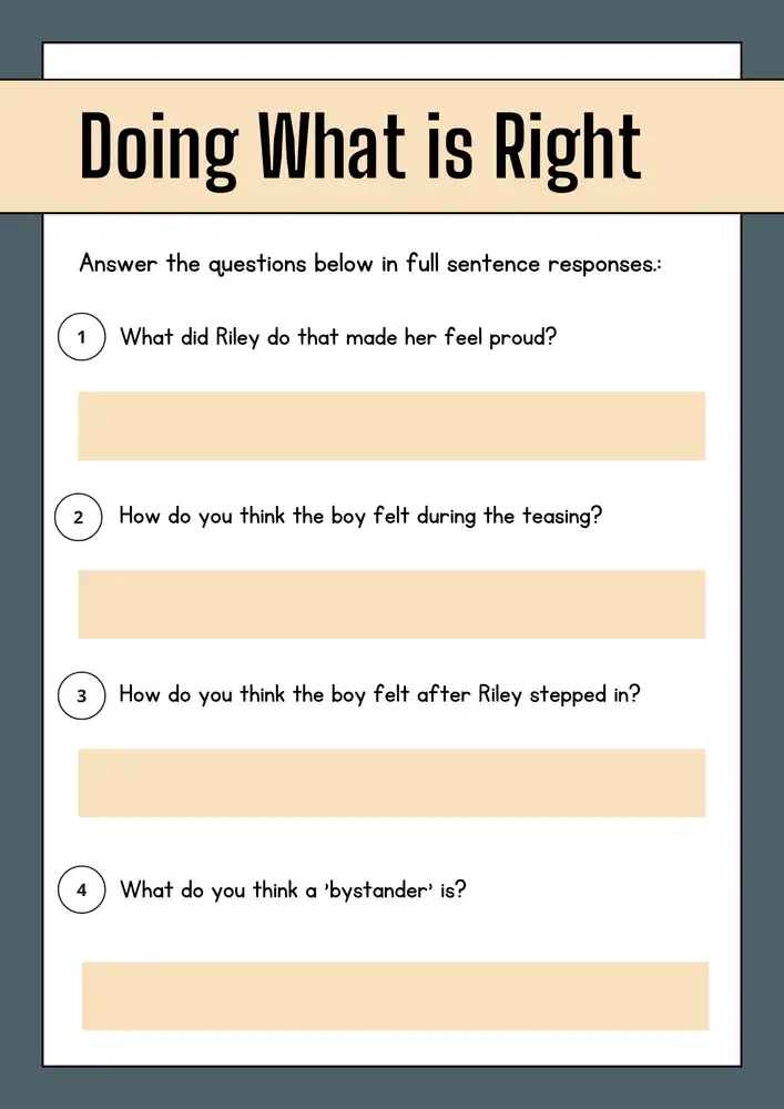 Reading Comprehension Worksheets PDF with Answers 16