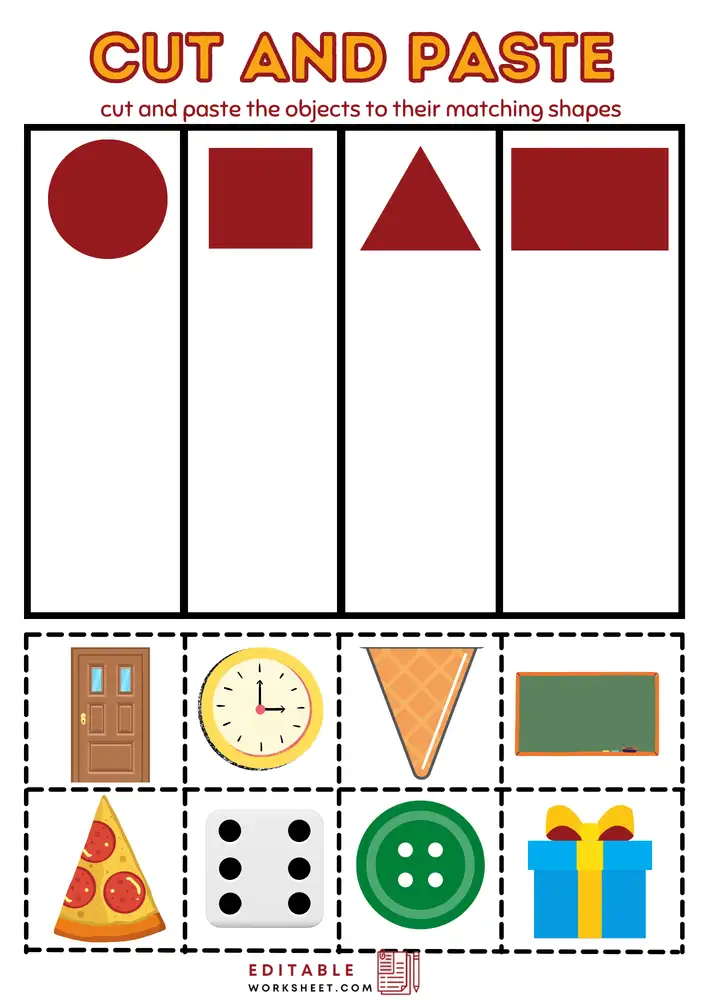 Shapes Worksheets for Preschool PDF 01