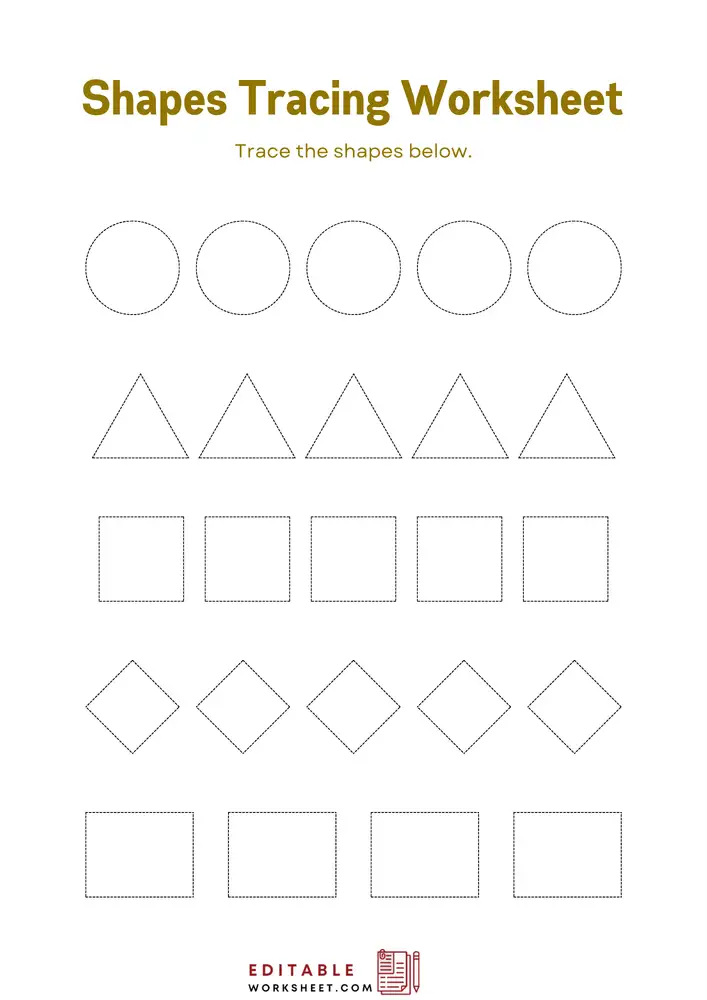 Shapes Worksheets for Preschool PDF 04