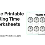 Free Printable Telling Time Worksheets Visual Presentation