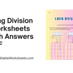 Long Division Worksheets with Answers PDF Visual Presentation