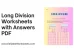 Long Division Worksheets with Answers PDF Visual Presentation