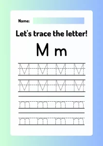 free printable letter tracing worksheets a z 13